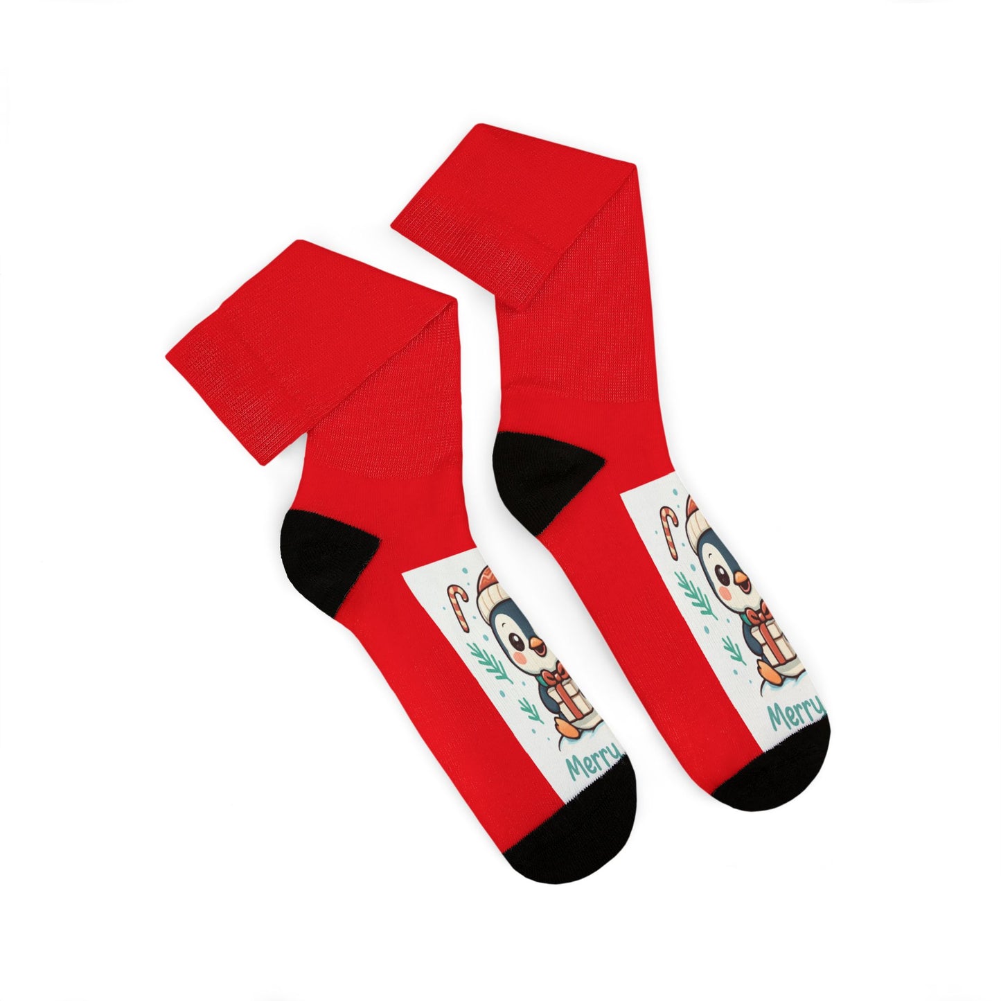 Penguin Christmas Socks - Cute Warmth!