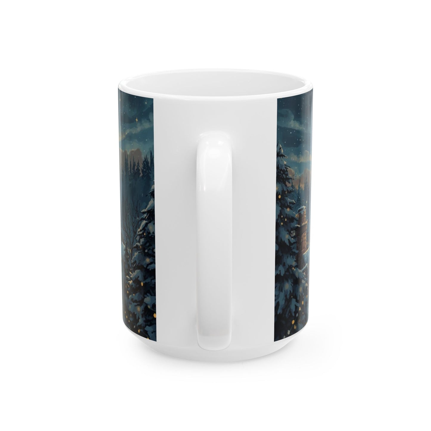 🎄 SLEIGH RIDE SERENADE MUG — 11oz/15oz WINTER VILLAGE MAGIC IN EVERY SIP! ☕❄️✨