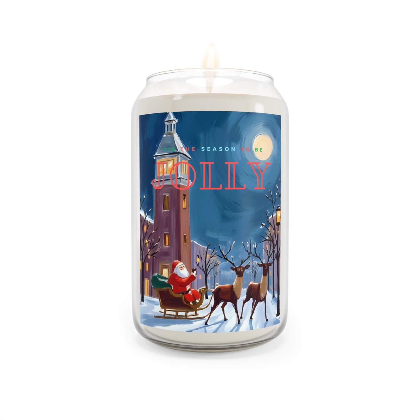 Jolly Santa Sleigh - Vanilla Bean/Comfort Spice - 13.75oz